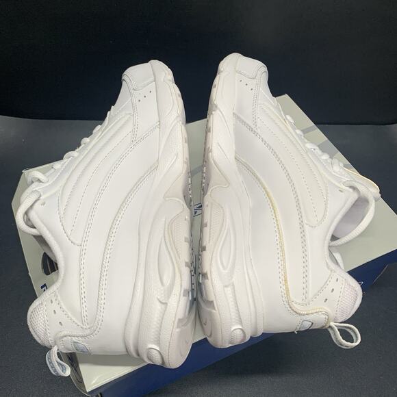 Reebok Women’s Walking Shoes Gratify Ultra Size 8.5 Wide White Leather Shoes - Picture 9 of 14